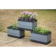 Southern Patio FlexSpace Modular Planter Garden Gray
